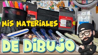 MIS MATERIALES DE DIBUJO 2023 [upl. by Hgielyak734]