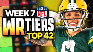 Week 7 Fantasy Football WR Rankings Top 42 [upl. by Thun426]