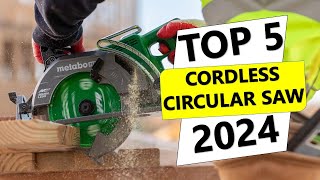 ✅BEST CORDLESS CIRCULAR SAW  Top 5 CORDLESS CIRCULAR in 2024 [upl. by Benedict]