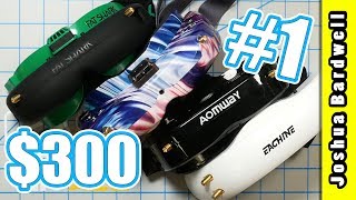 Best FPV Goggle Around 300  Attitude V5 vs Sky02X vs EV200D vs Commander V1S [upl. by Salvay636]