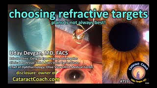 choosing refractive targets in cataract surgery [upl. by Pepin642]