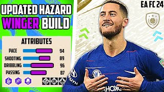 SILKY BEST UPDATED PRIME HAZARD WINGER BUILD EA FC 24 Pro Clubs [upl. by Reinaldos]