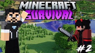 Minecraft Survial With Anna Episode  2  AdheeraGamingg  Minecraft In Telugu  Rebel Gaming [upl. by Janela]