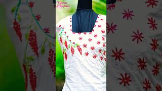 Partywear Kurta partywear millionviews handembroidery shortsfeed fashion [upl. by Sikorski]