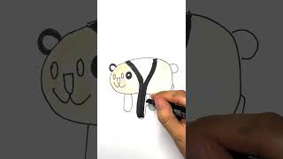 how to draw a panda [upl. by Charmian]