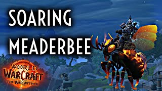 WoW Guide  Soaring Meaderbee Mount  The War Within [upl. by Annala115]