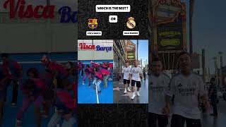 VISCA BARÇA Vs HALA MADRID shorts dance music halamadrid viscabarça laliga [upl. by Atla709]