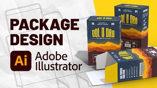 Package Design in Illustrator  Realistic 3D Mockups [upl. by Thaine]