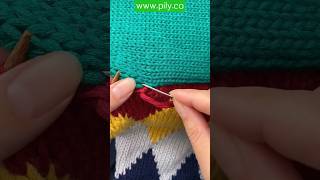 Cusatura perfecta knitting diy crochet toptrending [upl. by Amlus141]