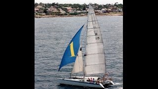 Shockwave 37 Catamaran quotGROWLERquot snippets [upl. by Noiro]