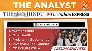 The Analyst 11th April 2024 Current Affairs Today  Vajiram and Ravi Daily Newspaper Analysis [upl. by Ataner]