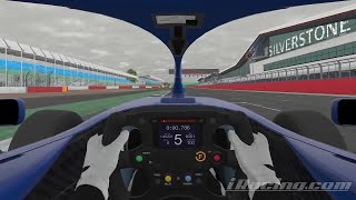 iRacing Silverstone Circuit  Grand Prix Super Formula Lights Dry Track Guide Hotlap  Telemetry [upl. by Ahseka]