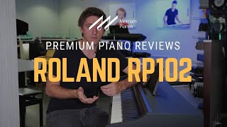 🎹﻿Roland RP102 Digital Piano Review  Under 1000 Beginner Home Piano﻿🎹 [upl. by Ellehcil324]