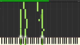 Pokemon X amp Y  Coumarine City Theme Piano Arrangement Synthesia [upl. by Aihsyt]