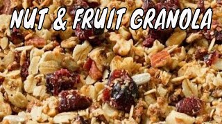 GRANOLA with Nuts and Dried Fruit  Granola Recipes [upl. by Benilda]