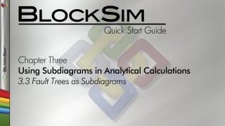 BlockSim 8 Quick Start Guide Chapter 33 Fault Trees as Subdiagrams [upl. by Janerich]