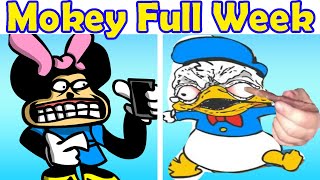 Friday Night Funkin VS Mokey FULL WEEK FNF ModMickey Mouse KrimaSr Pelo Mokeys Show [upl. by Najib]