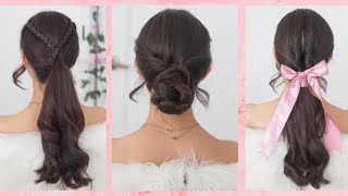 Peinados para cabello largo Fáciles y rápidos Tutorial  Como peinar cabello largo [upl. by Ytiak156]