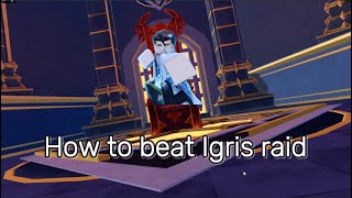 How to BEAT Igris BOSS EVENT in Anime Vanguards Roblox [upl. by Eliathas]