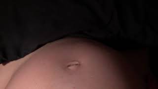 Baby Has The Hiccups In The Womb 6 Month Pregnant [upl. by Ahsitnauq]