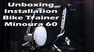 Unboxing And Installation Bike Trainer Minoura 60 [upl. by Salangi]