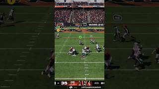 Bo Nix flings the ball down field to Courtland Sutton for a touchdown broncos madden nfl shorts [upl. by Nylle]