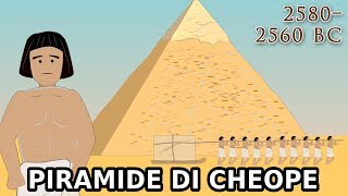 La STORIA delle PIRAMIDI la Piramide di Cheope Giza [upl. by Notnyw]