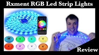 Best Led Lights  Rxment RGB LED Strip Lights with Remote Review  Impressions  Mumbles Videos [upl. by Livia714]