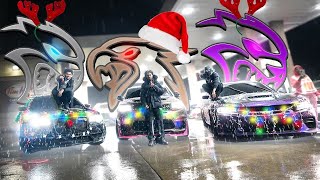 10 HELLCATS GO ON A POLICE CHASE ON CHRISTMAS ft SRT Len amp ShayV [upl. by Consalve]