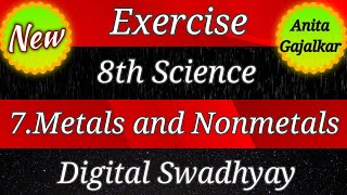 8th science chapter 7 question answer । 7 metals and nonmetals class 8 ।metals and nonmetals class 8 [upl. by Muriah]