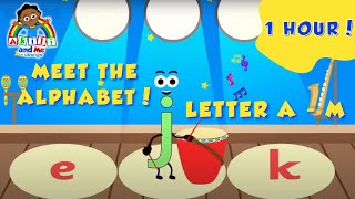 MEET THE ALPHABET Letter A  M  Learn the Alphabet with Akili  African Educational Cartoons [upl. by Kenna]