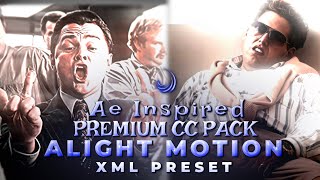 Ae Inspired Premium CC Pack  Alight Motion Preset  Xml [upl. by Eirellam938]