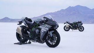 Ninja H2  Kawasaki Team 38 Bonneville Record Attempt  Chapter 2 [upl. by Dhiman]