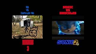 Fight Scene Pancreas 3 vs Sonic the hedgehog 2 [upl. by Donni234]