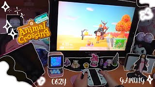 ✿ ✦ Playing Animal Crossing on a Foggy Day ☁️ Gameplay ASMRCustom Design making ✧ ✿ [upl. by Admama]