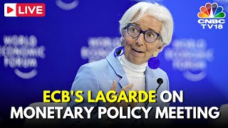 LIVE ECBs Lagarde Holds Presser Following Monetary Policy Meeting  European Central Bank  N18G [upl. by Enawtna]