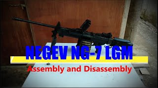 NEGEV NG7 762X51mm  Assemble and Disassemble [upl. by Ahsurej]