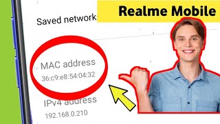 How to Check WiFi Mac Address  WiFi mac address kaise dekhe Realme Phon main Wifi MAC Address [upl. by Gninnahc]