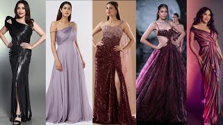 Very beautiful Western design party wear dressesFull glamour Bollywood Western partywear collection [upl. by Lundgren]