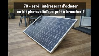 70  estil intéressant dacheter un kit photovoltaïque prêt à brancher [upl. by Emmalynne853]