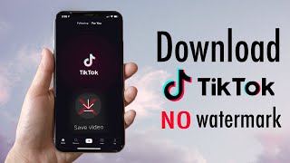 How to Download TikTok Video Without Watermark in iPhone [upl. by Seuqcaj898]