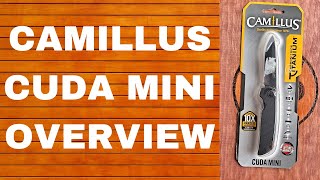 CAMILLUS CUDA MINI OVERVIEW AUS 8 G10 BEARINGS BUDGET EVERYDAY CARRY EDC [upl. by Osmen568]