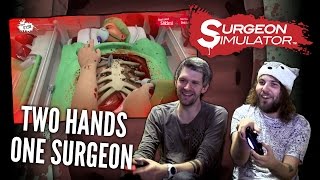 TWO HANDS ONE SURGEON Surgeon Simulator PS4 Multiplayer [upl. by Uv]