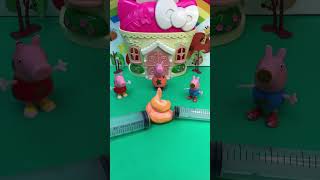 Peppa pig family 15 peppa peppapig toys viral shorts [upl. by Mairam]