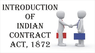 Introduction of Indian Contract Act 1872  Indian Contract Act 1872  Law Guru [upl. by Anuska927]