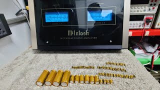 McIntosh MCC406M Re Cap nichicon audio grade [upl. by Yliah]