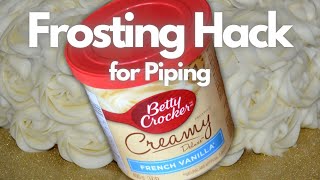 Get Great Piping Results with this Betty Crocker Frosting Hack [upl. by Jaworski]