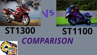 Honda ST1100 vs ST1300 Pan European [upl. by Otineb]