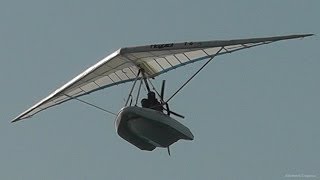 Amphibious UltralightFlying Boat Startup Takeoff Flybys and Landing Ramphos 582 [upl. by Ahsaercal]