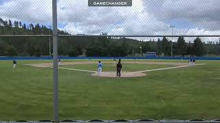 61524  GC  Palouse Summer Series  Game 3  Rush v Laces 15u  Fielders Choice at 2nd base [upl. by Akciret]